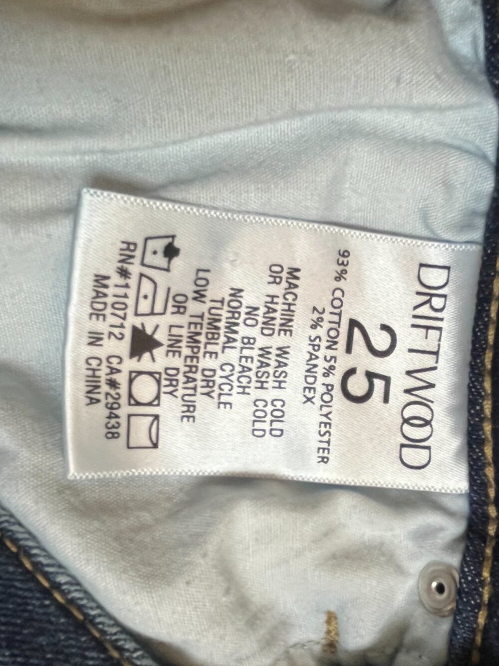 Driftwood Barbara Barrel Women's New Jeans with Floral Embroidery, Size 10 - Picture 9 of 15